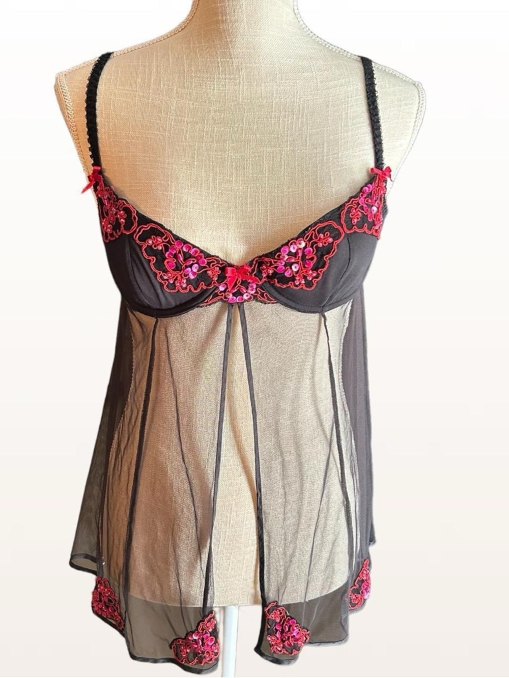 RARE y2k Victoria’s secret sheer babydoll